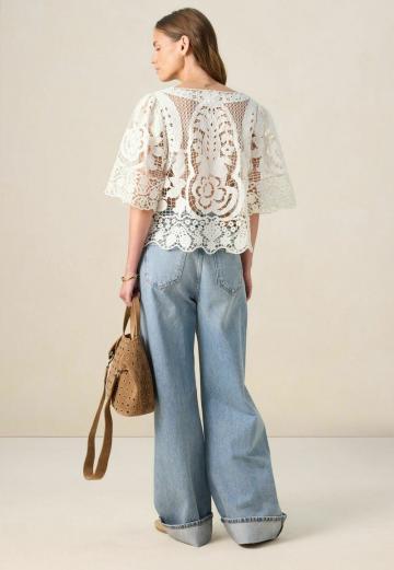 Кружевная блузка