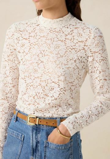 Кружевная блузка