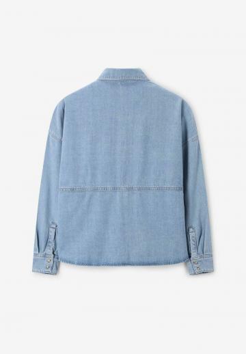 Джинсовая блузка