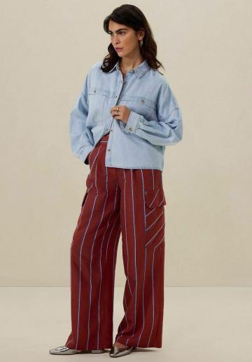 Джинсовая блузка