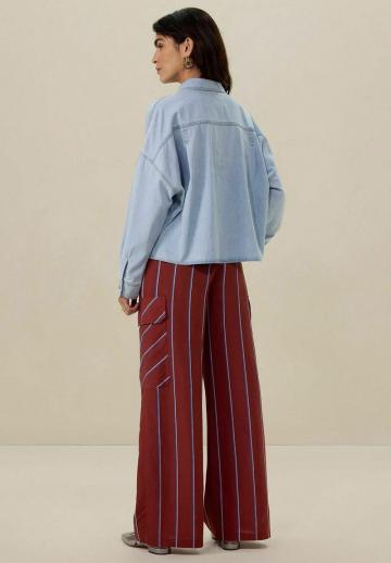 Джинсовая блузка