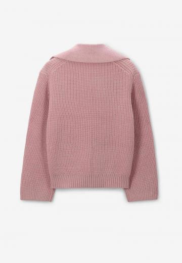 Пуловер с вырезом V