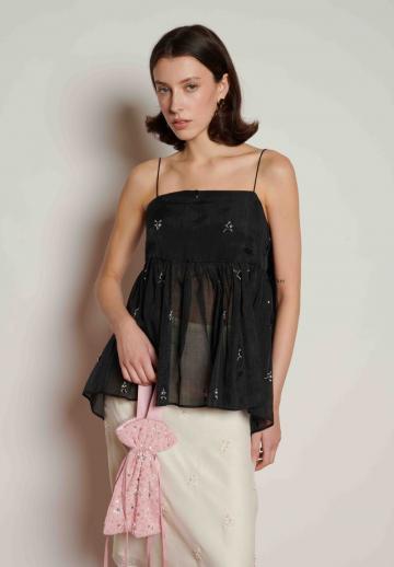 Топ на бретельках