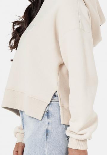 Пуловер с капюшоном