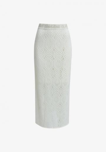 Вязаная юбка