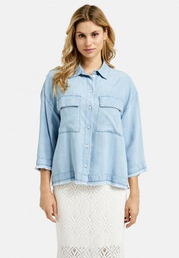 Джинсовая блузка