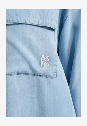 Джинсовая блузка