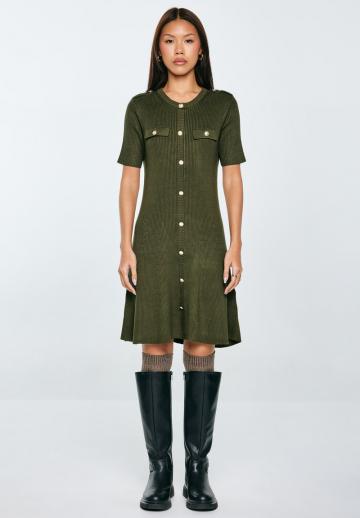Вязаное платье