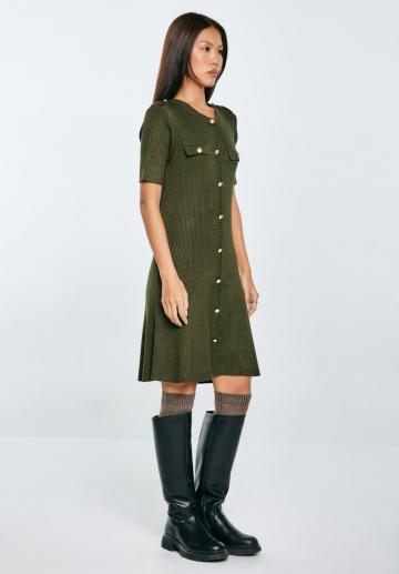 Вязаное платье