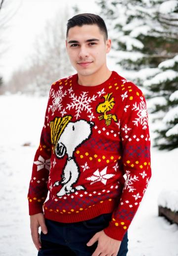 Длинный пуловер