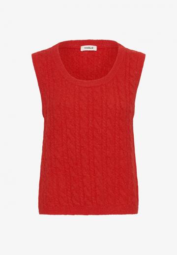 Пуловер без рукавов