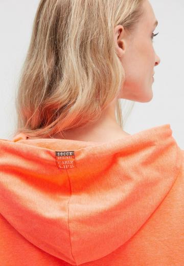 Пуловер с капюшоном