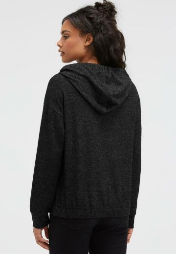 Пуловер с капюшоном