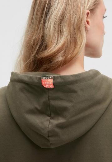 Пуловер с капюшоном