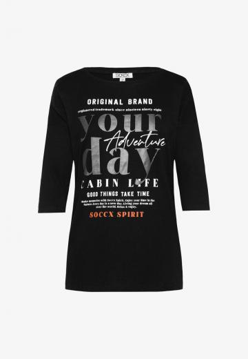 Майка с рукавом три четверти