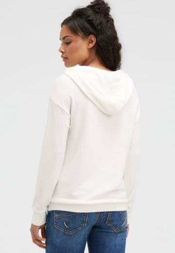 Пуловер с капюшоном