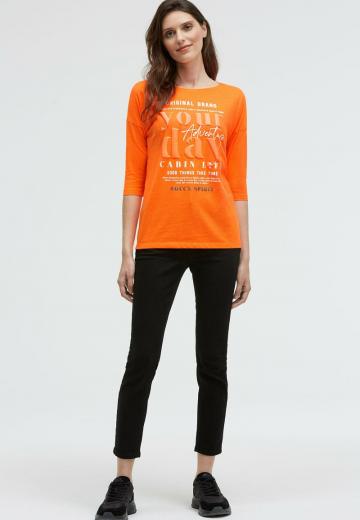 Майка с рукавом три четверти