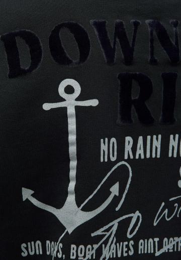 Пуловер с капюшоном