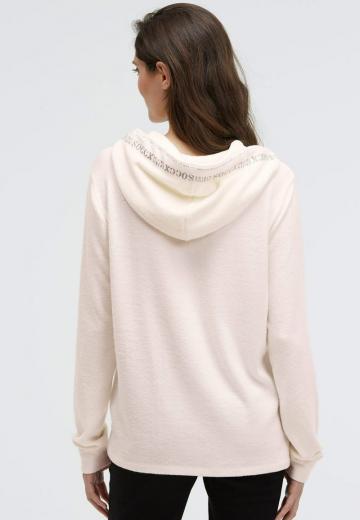 Пуловер с капюшоном