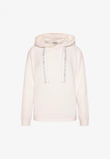 Пуловер с капюшоном