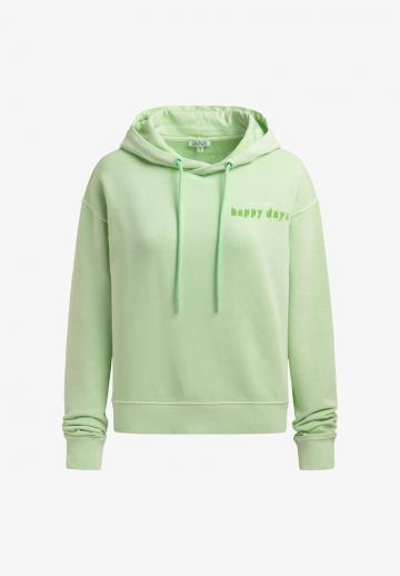 Пуловер с капюшоном