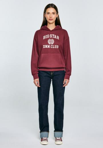 Пуловер с капюшоном