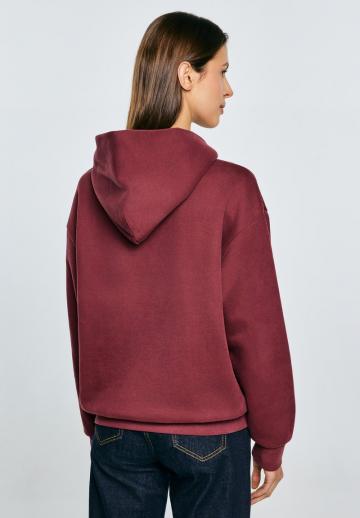 Пуловер с капюшоном