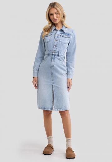 Джинсовое платье