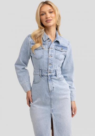 Джинсовое платье