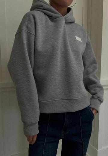 Пуловер с капюшоном