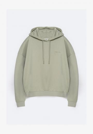 Пуловер с капюшоном