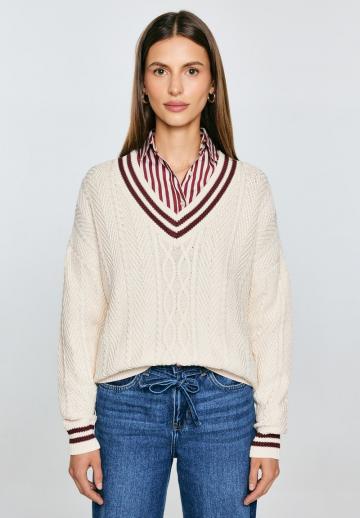 Длинный пуловер