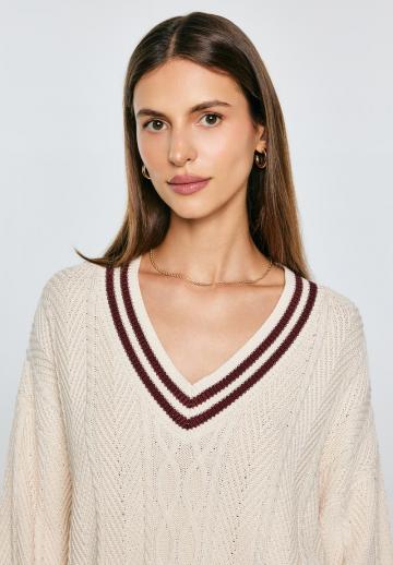 Длинный пуловер