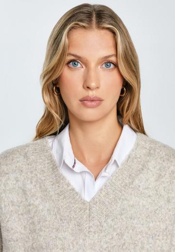 Длинный пуловер