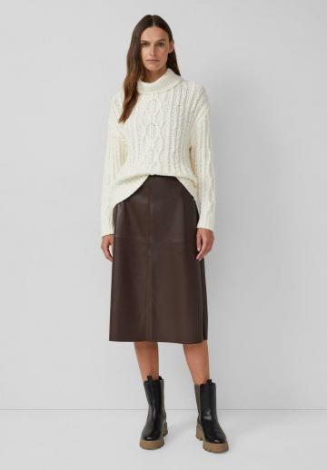 Кожаная юбка