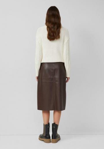 Кожаная юбка