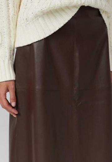 Кожаная юбка