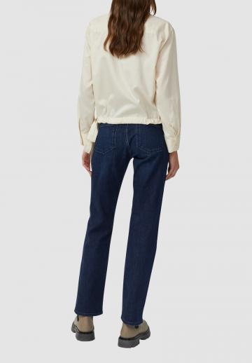 Атласная блузка