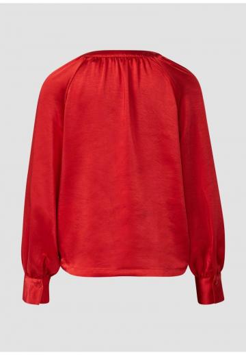 Атласная блузка