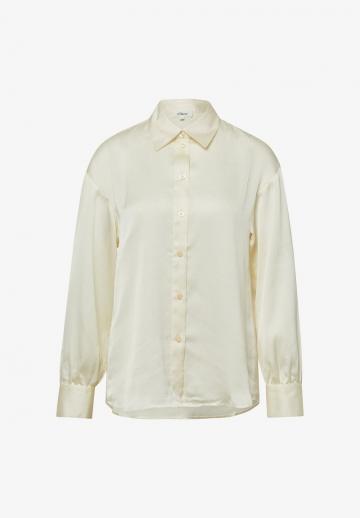 Атласная блузка