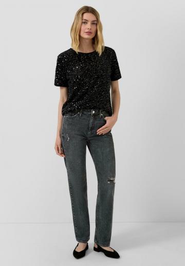 Прямые джинсы