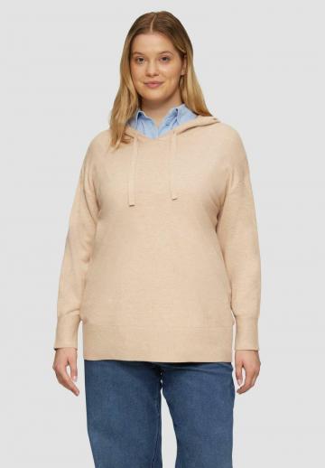 Пуловер с капюшоном