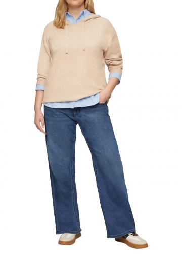 Пуловер с капюшоном