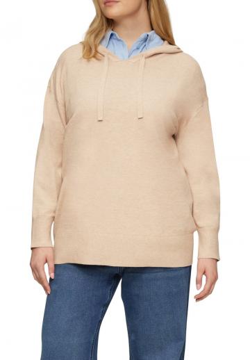 Пуловер с капюшоном