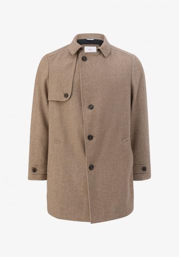 Шерстяное пальто