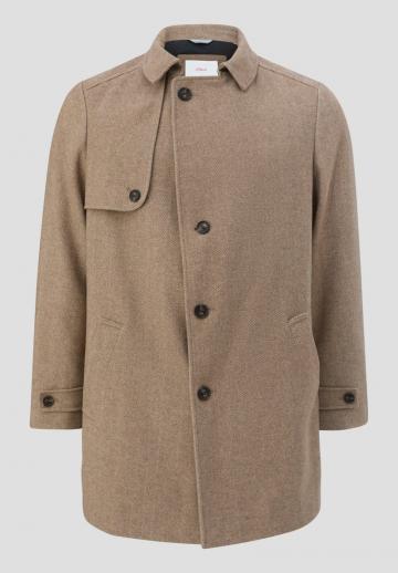 Шерстяное пальто