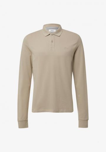 Поло с длинным рукавом