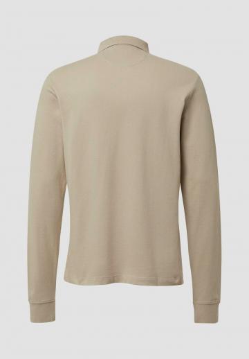 Поло с длинным рукавом