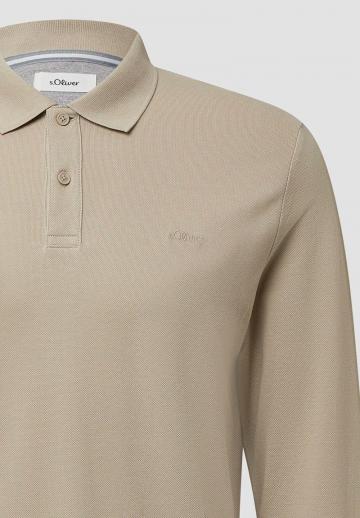 Поло с длинным рукавом