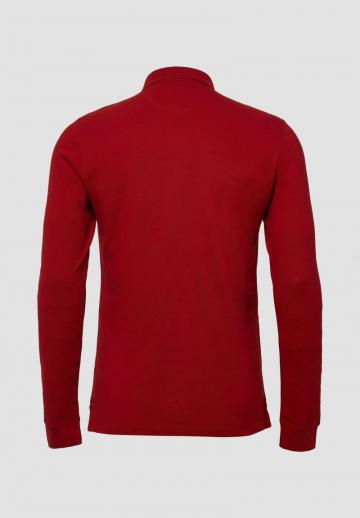 Поло с длинным рукавом